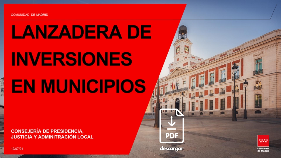 Lanzadera de inversiones en Municipios